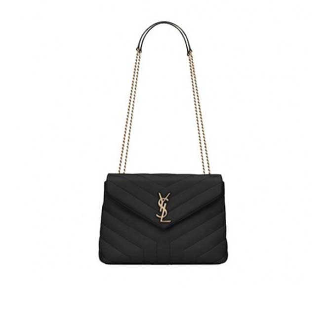 YSL LOULOU TOY BAG IN MATELASSÉ &quotY" LEATHER 630951DV7061000 (20cm*14cm*7cm)